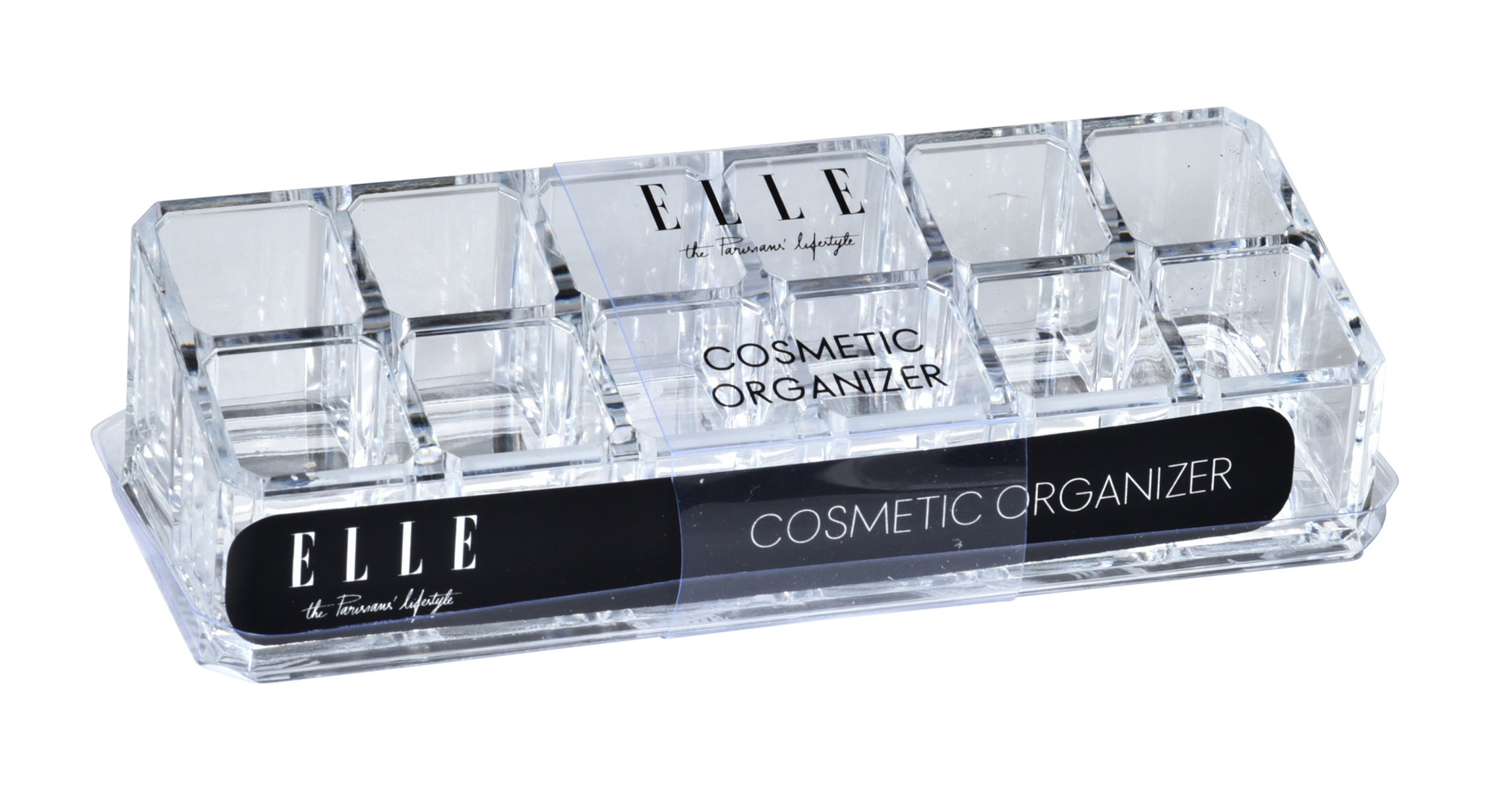 ELLE The Parisians Lifestyle Collection Clear Acrylic LIPSTICK Organizers