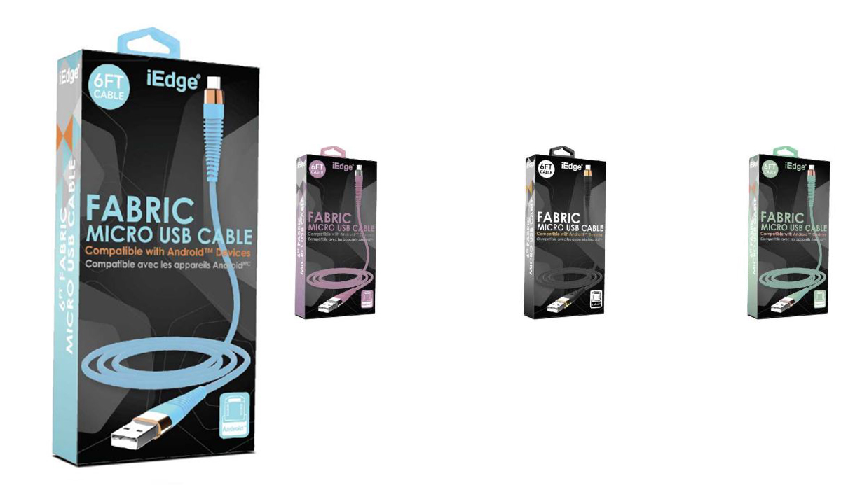 6-Ft. Fabric Micro-USB Cables