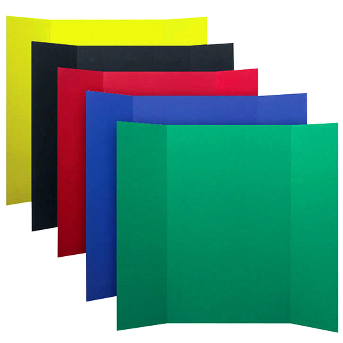 ''36'''' X 48'''' Assorted Colored Tri-Fold Display Boards''