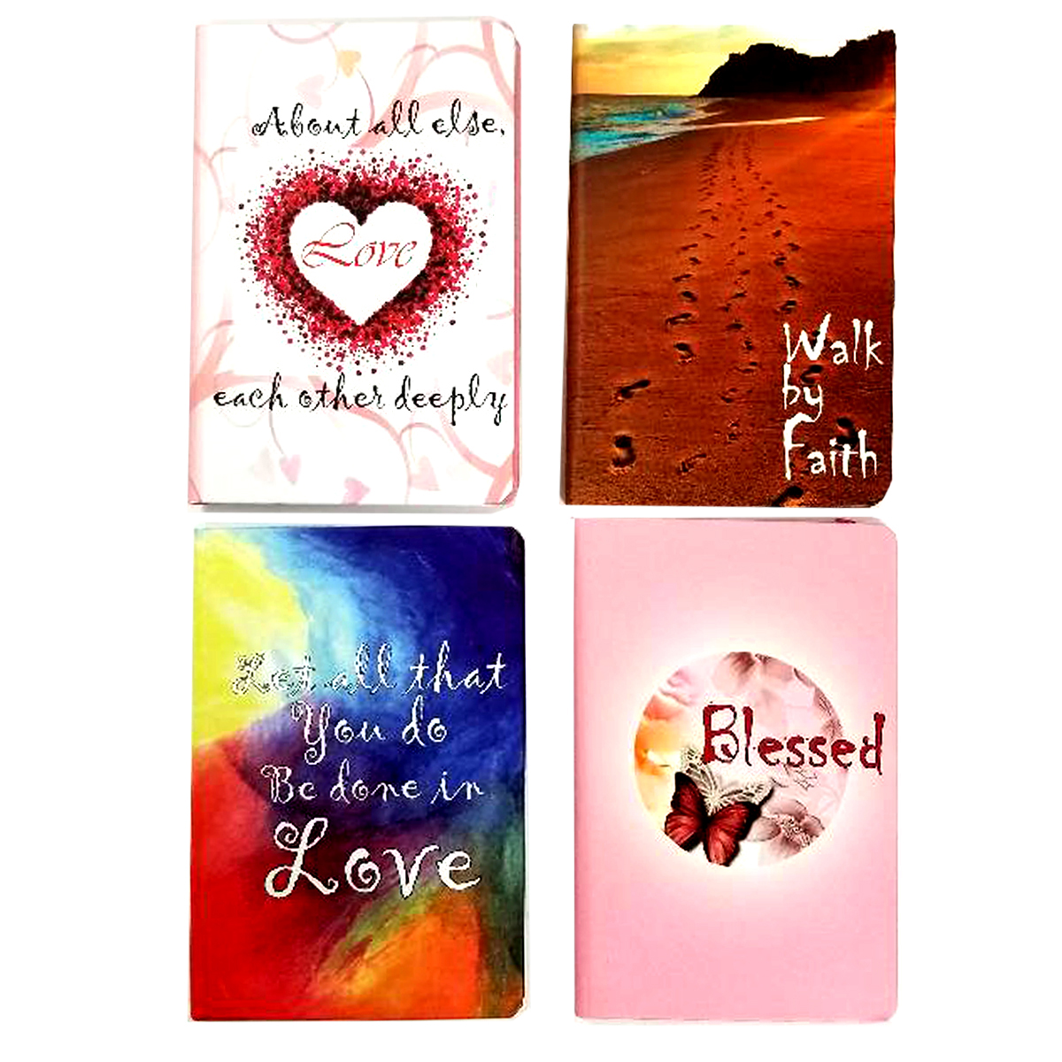 160-Page Hardcover Journals w/ Inspirational Messages