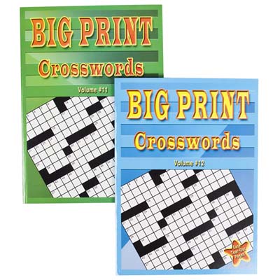 Crossword PUZZLEs Big Print2 Assorted In Pdq