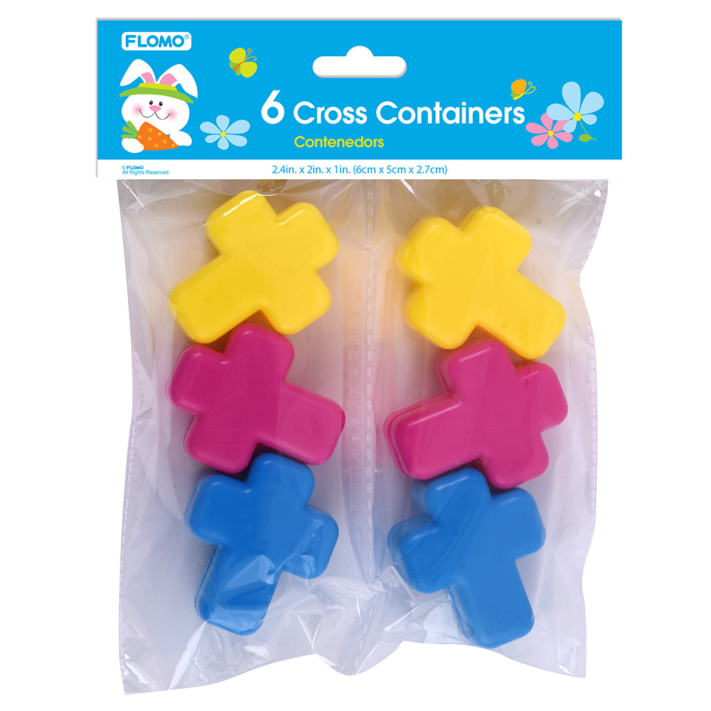 Easter Cross Containers (Cross-Shaped Easter Eggs) - 6-Packs