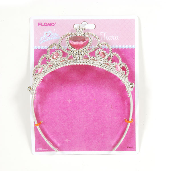 Princess Tiaras w/ Rhinestones & Embossed Gem