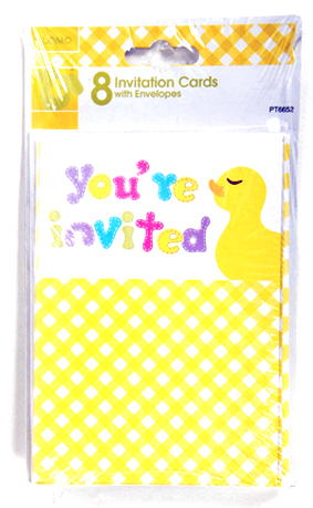 Baby Shower Invitation CARDS w/ Envelopes
