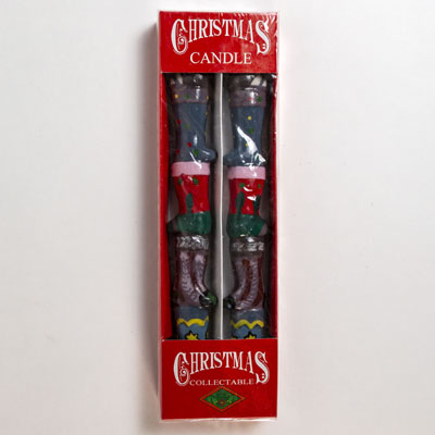 Christmas CANDLEs Stocking Pile-on 2pk