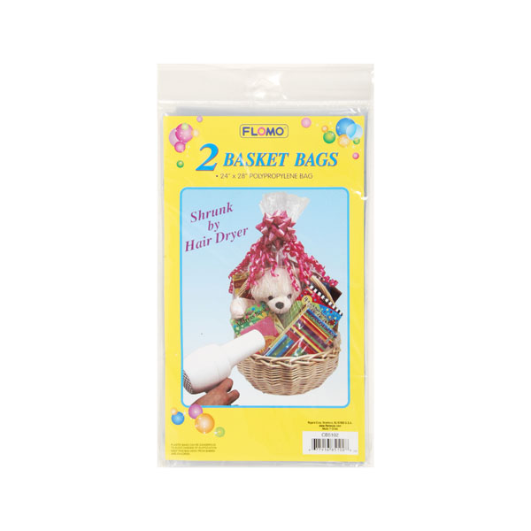 Shrink Wrap BASKET Bags - 2-Packs