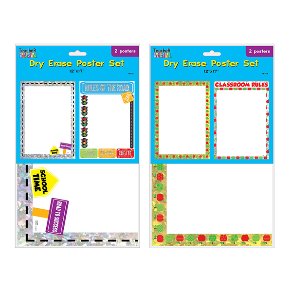 Hologram Dry Erase Class Rules POSTER 2-Packs