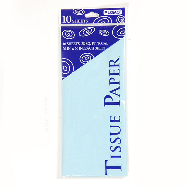 Pastel Blue Tissue Paper -10-Sheet-Packs