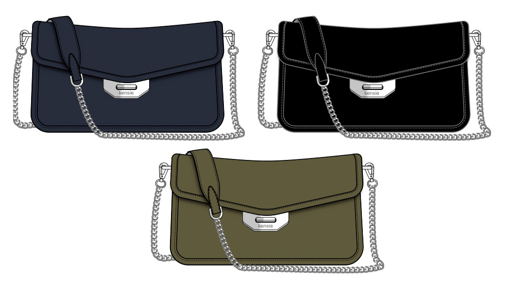 Kensie Chain Crossbody Bags