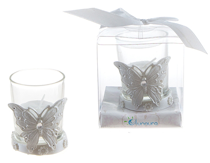 Butterfly Poly Resin CANDLE Set