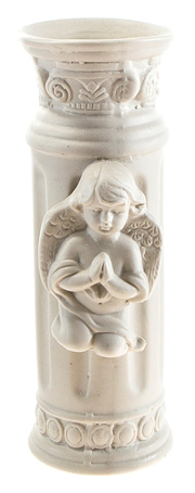 Praying Angel Porcelain Round VASE
