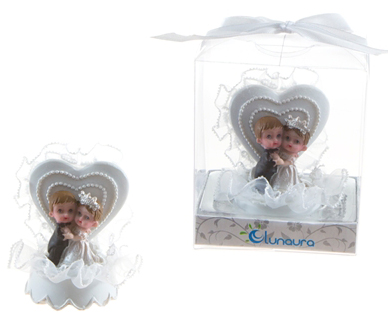 Baby WEDDING Couple Cake Topper Poly Resin