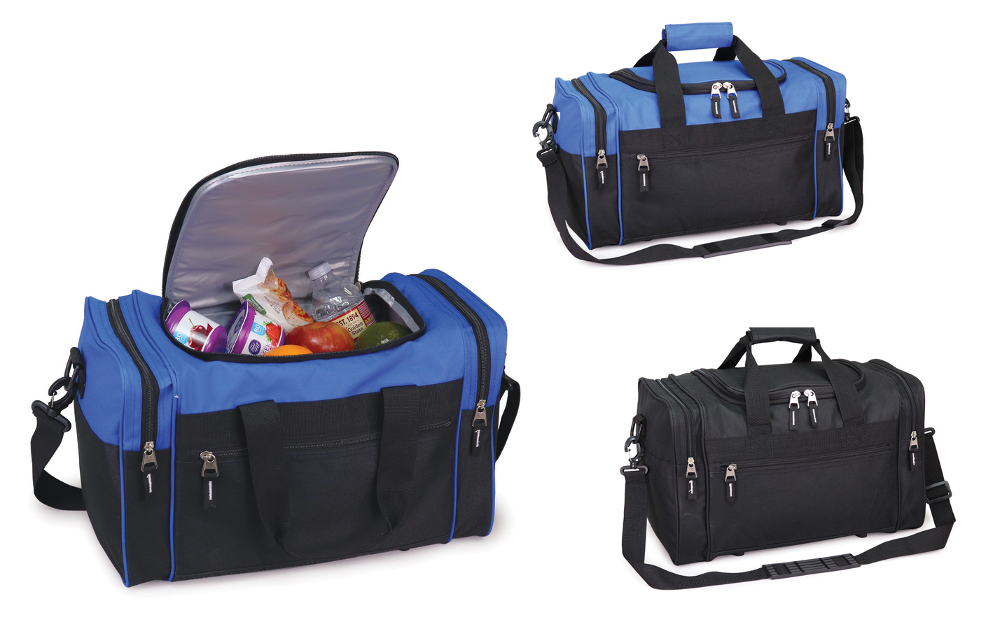 Insulated 30-Can Zip-Up Duffle Cooler Bags - Choose Your Color(s)