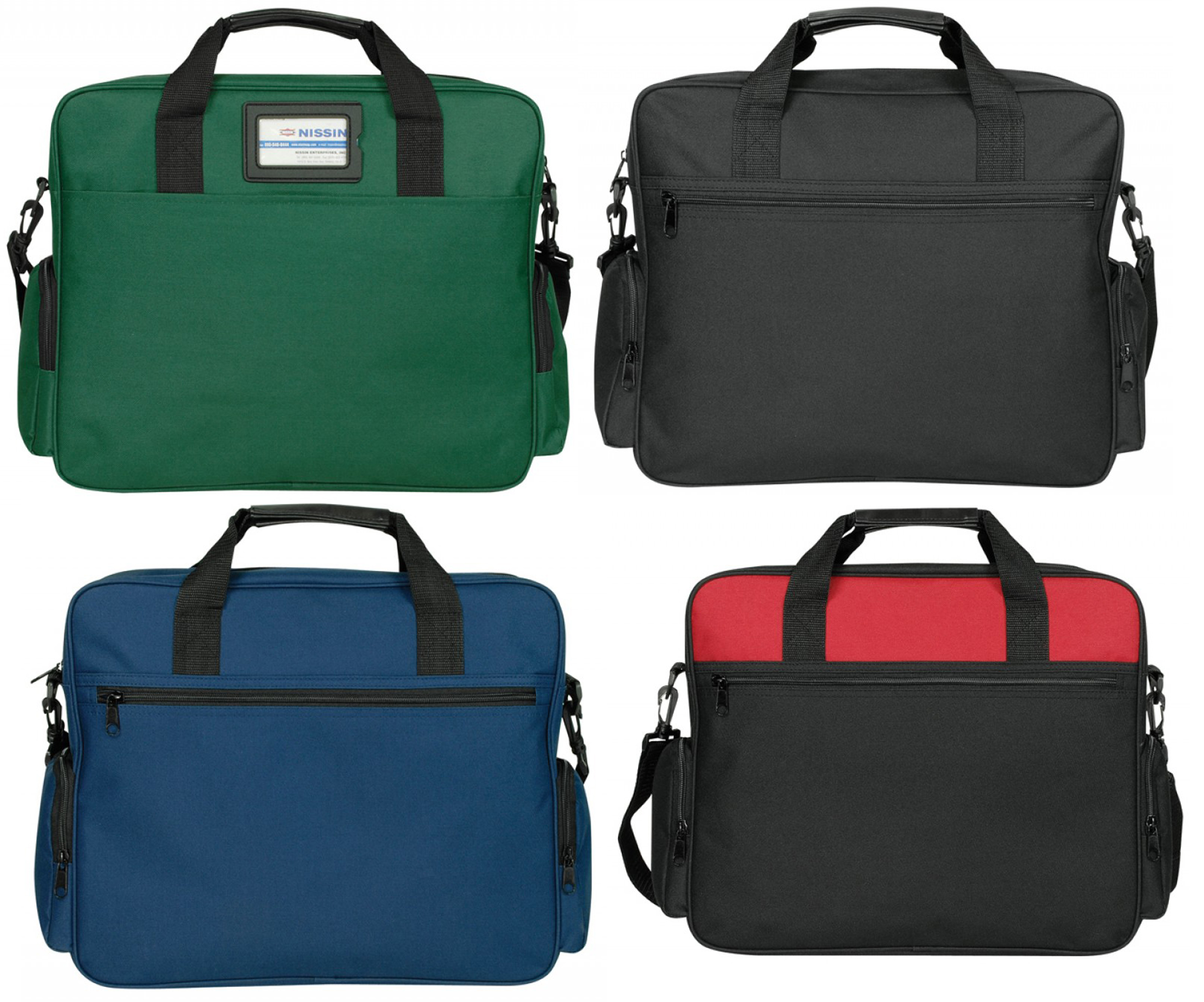 Deluxe Briefcases w/ Two Side Pockets