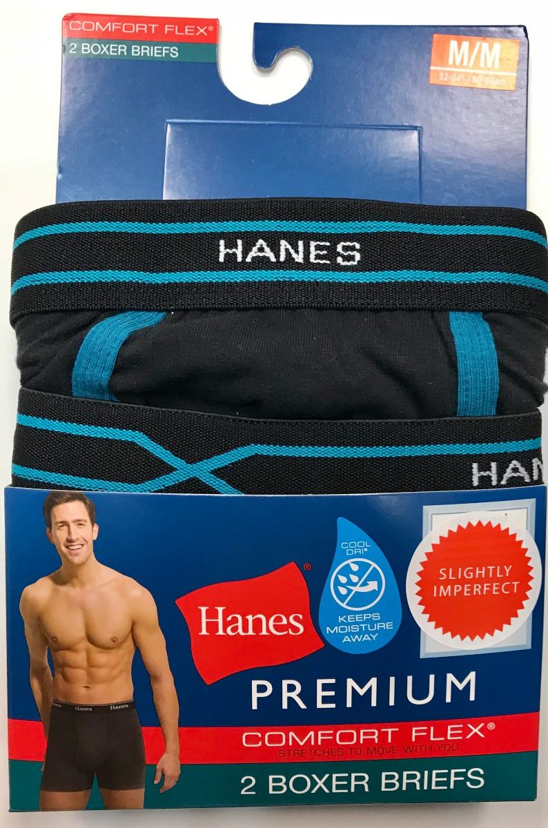Hanes Men's Boxer BRIEFS - 2 Pack