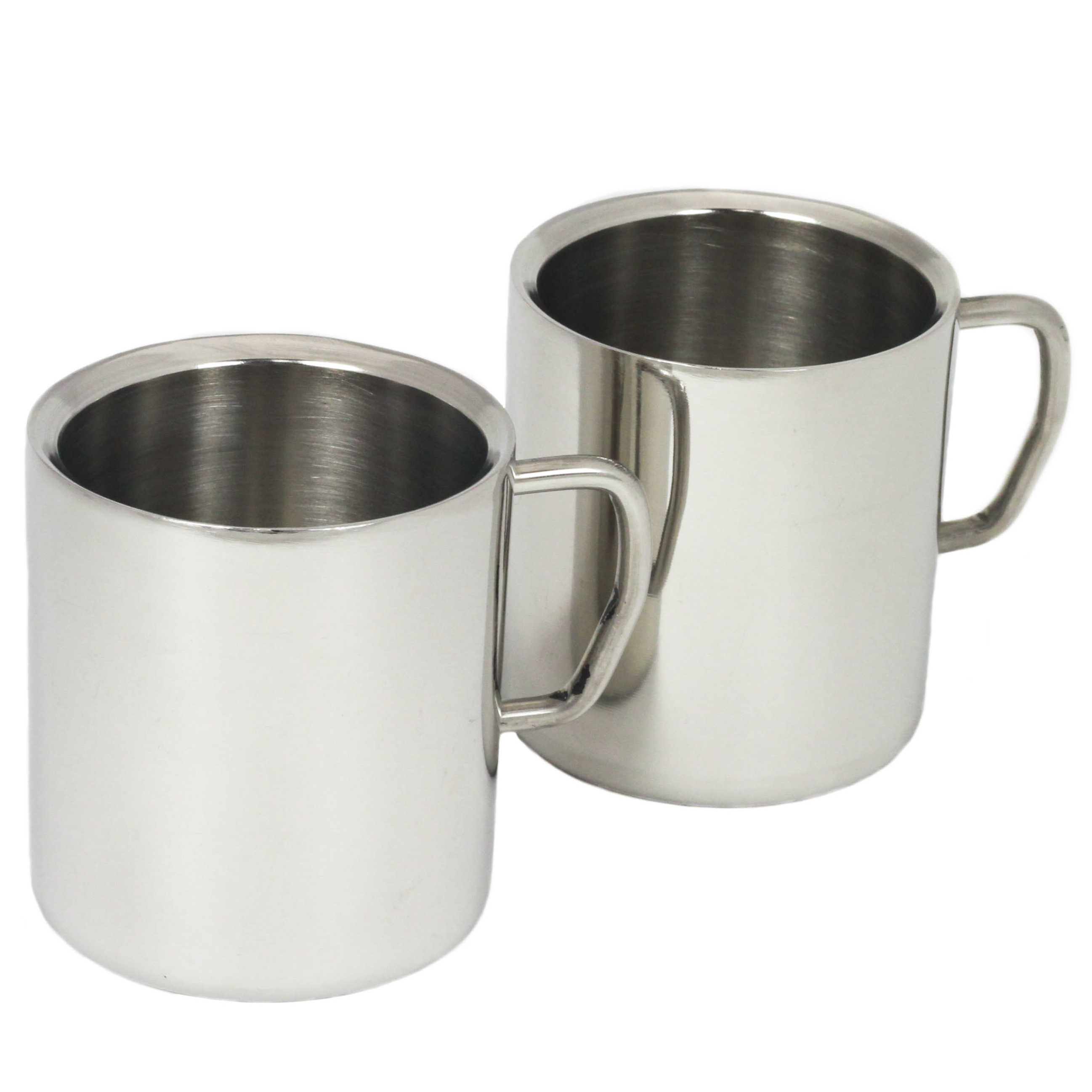 Wholesale 2pc Glass Tea Mug Set- 15.2oz CLEAR