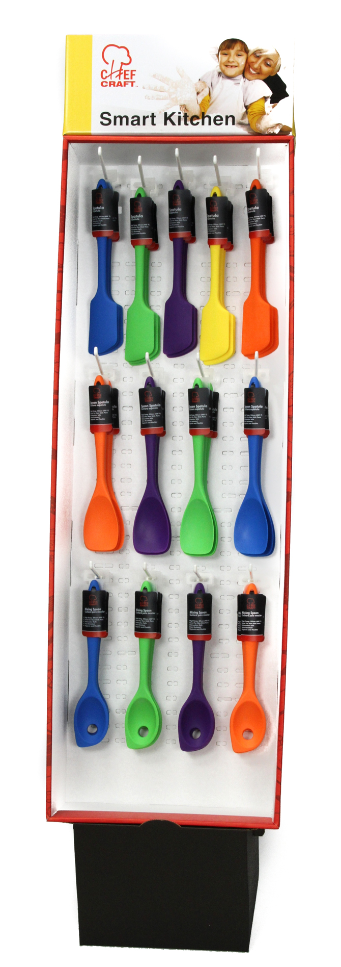 Assorted Silicone TOOLS in Floor Display