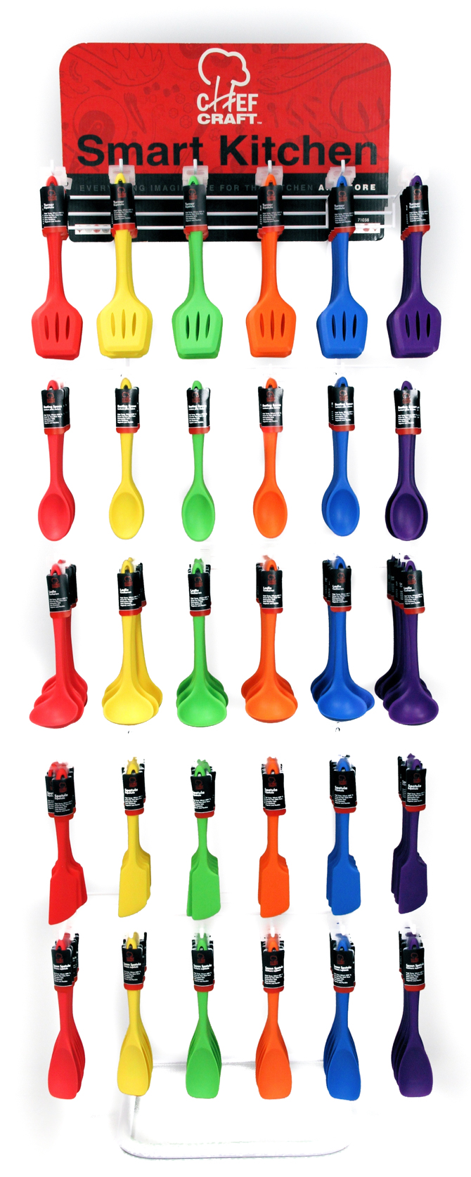 Silicone TOOLS Rack in Floor Display