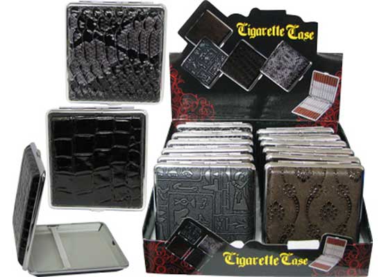 Jungle Trek Leather Snap-Shut CIGARETTE CASEs