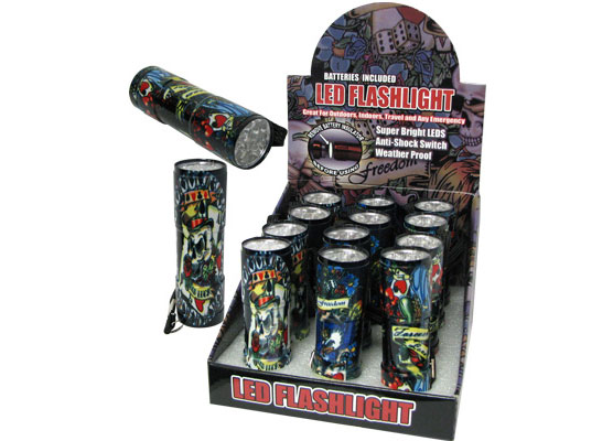 Tattoo Graphic LED Mini FLASHLIGHTs