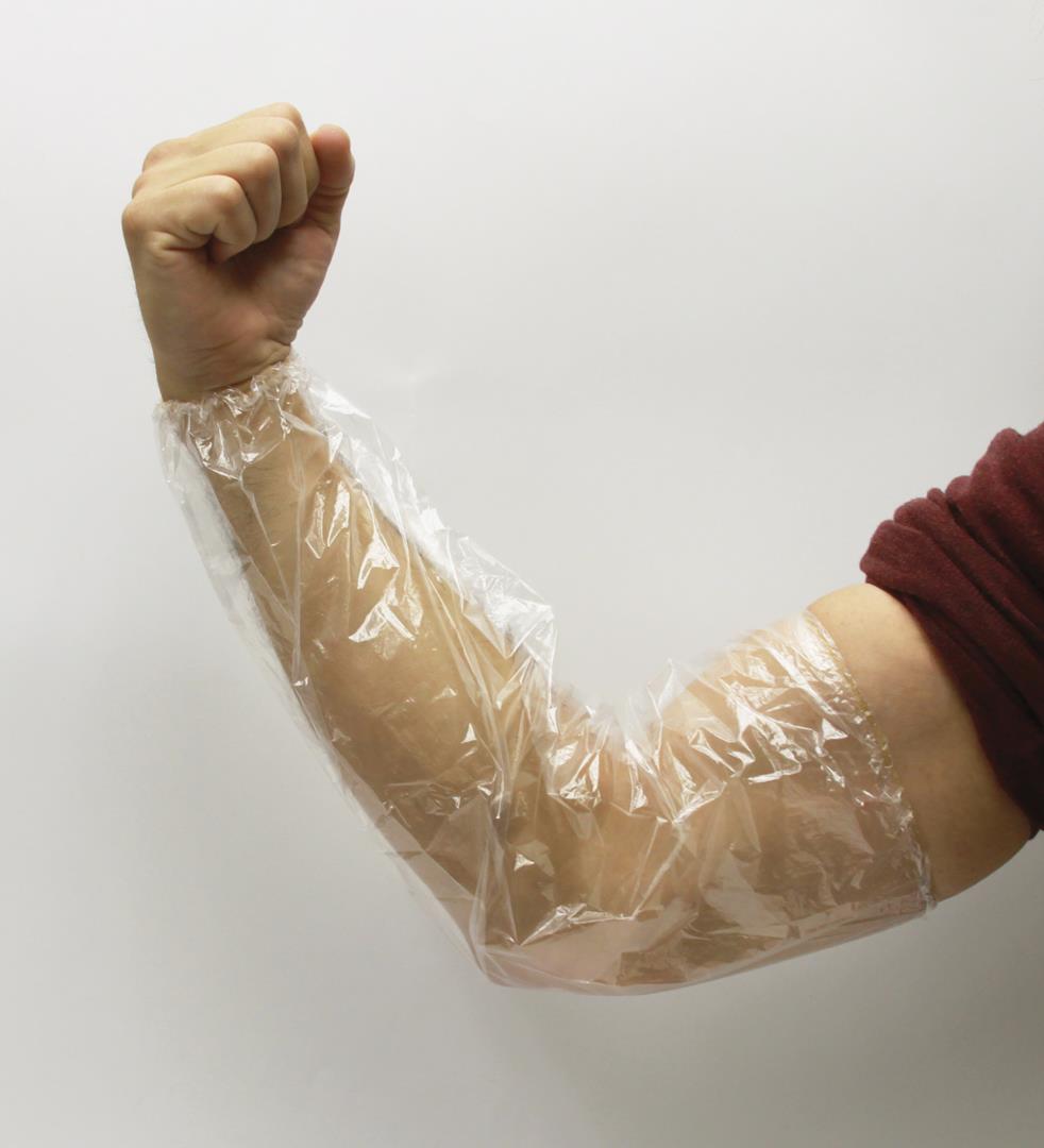 ''18'''' Disposable Polyethylene Sleeves - Clear''