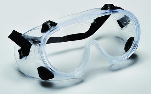 Lab Safety GOGGLES - Indirect Ventilation - Clear