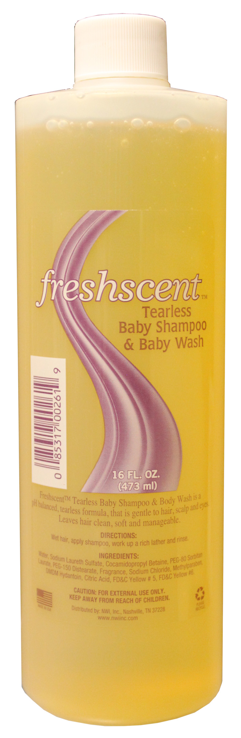 Freshscent 16 oz. Tearless Baby Shampoo & Body Wash