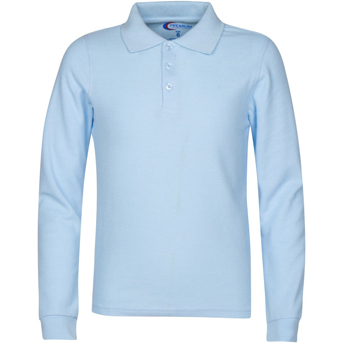 Boy's School UNIFORM Long-Sleeve Shirts - Light Blue - Choose Your Sizes (3/4-18/20)