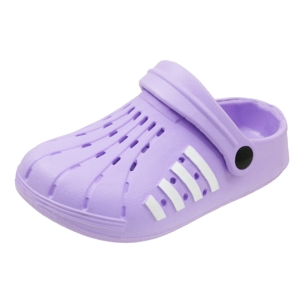Women's Vented CLOGS w/ Adjustable Heel Strap - Lavender