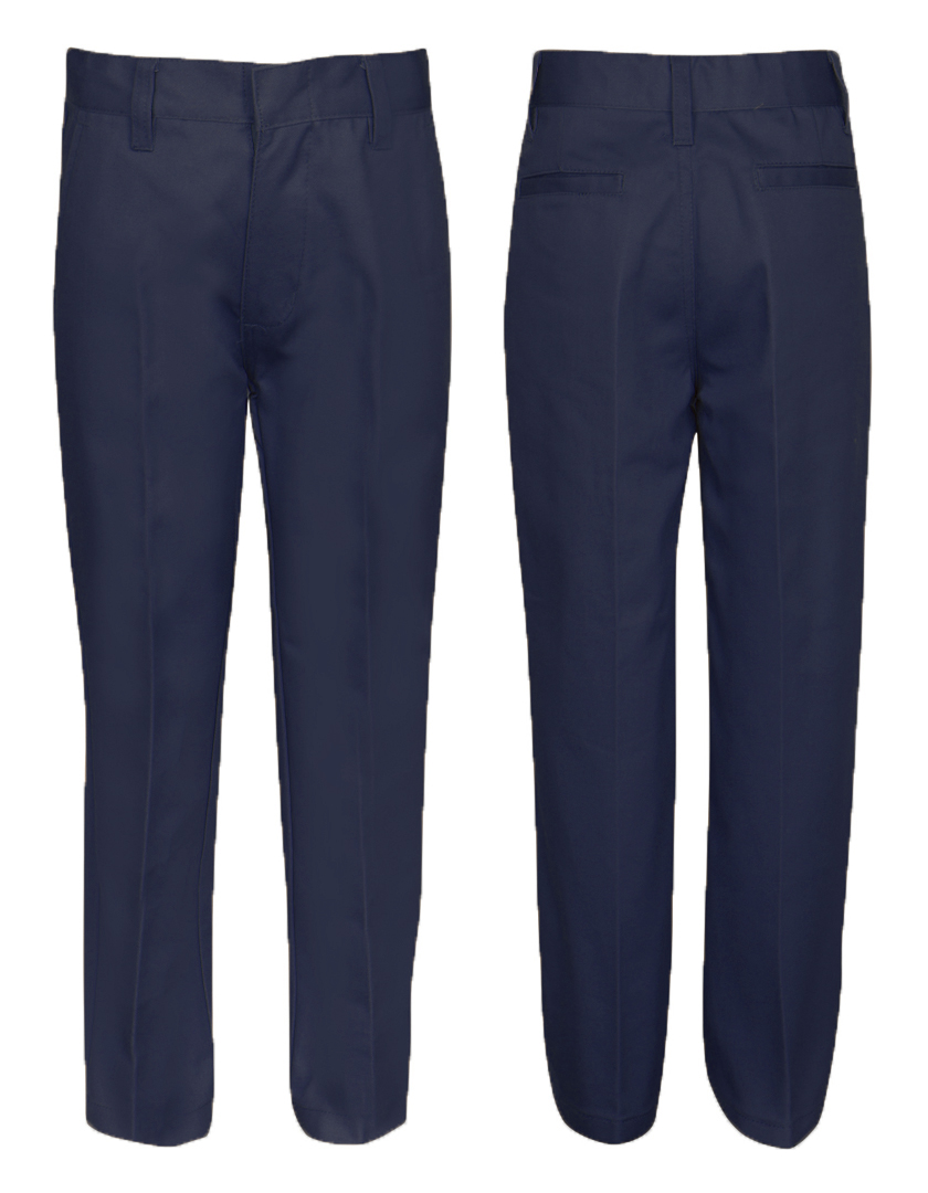 Little Boy's SCHOOL UNIFORM Trouser Pants - Navy Blue - Choose Your Sizes (4-7)