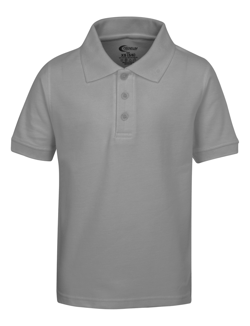 Men's DRI-FIT Short Sleeve Polo SHIRTs - Grey - Choose Your Sizes (Small-2X)