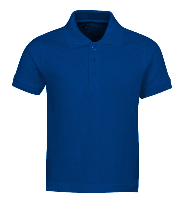 Men's DRI-FIT Short Sleeve Polo SHIRTs - Royal Blue - Choose Your Sizes (Small-2X)