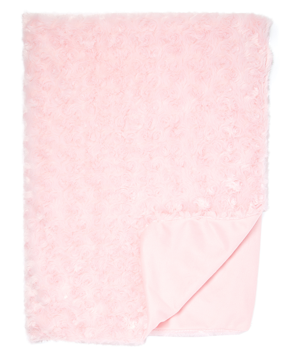Rosebud Fleece Double Layer BLANKETs - Pink