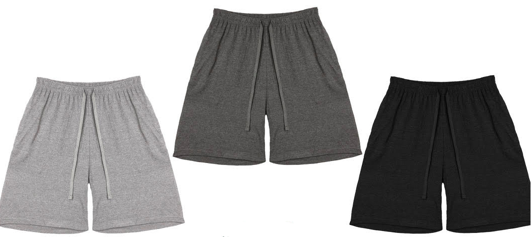 Men's Knit Comfort Lounge Pajama SHORTS w/ Adjustable Drawstring - Assorted Colors